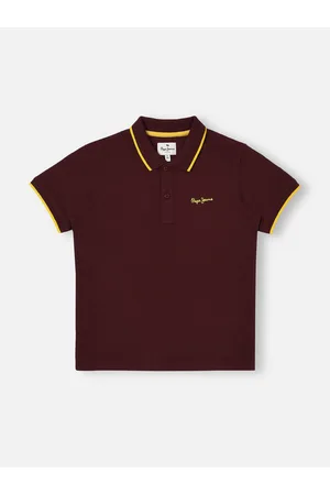 Pepe Jeans Boys Polo Collar Regular Fit T-shirt