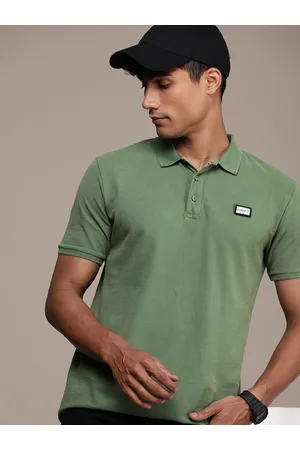 FORCE IX Men Polo Collar Pure Cotton T-shirt