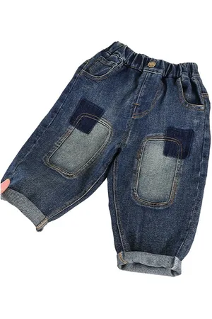 Stylecast Boys Blue Relaxed Fit Highly Distressed Heavy Fade Jeans