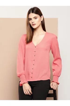 Chemistry Bishop Sleeves Shirt Style Top