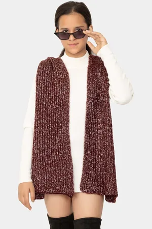 513 Clothing Girls Self Design Acrylic Muffler