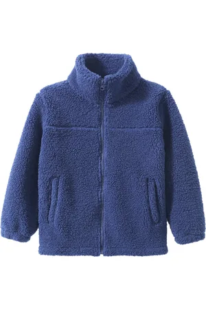Stylecast Boys Navy Blue Mock Collar Overcoat