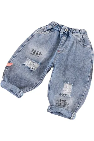 Stylecast Boys Blue Relaxed Fit Mildly Distressed Heavy Fade Stretchable Jeans