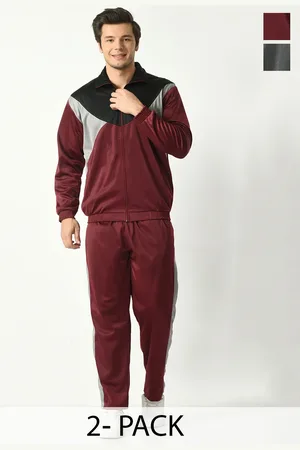 BAESD Pack Of 2 Colorblocked Mid-Rise Tracksuit