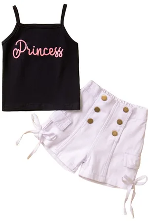 Stylecast Girls Printed Top with Shorts