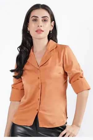 Elle Boxy Cuban Collar Casual Shirt