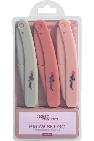 Earth Rhythm Pack of 3 Brow Set Go Face Razors