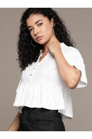 Roadster The Lifestyle Co. Peplum Crop Top