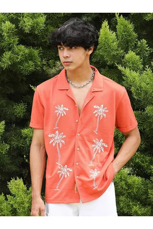 Campus Palm Tree Knit Shirt