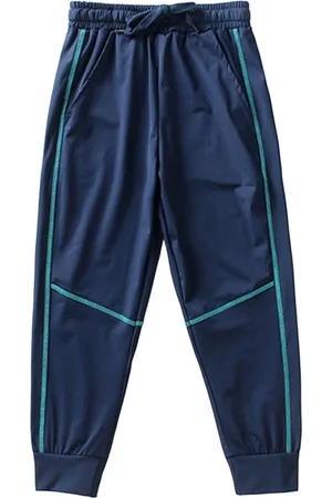 Stylecast Boys Navy Blue Side Stripes Joggers