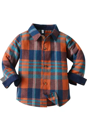 Stylecast Boys Blue Tartan Checked Casual Shirt