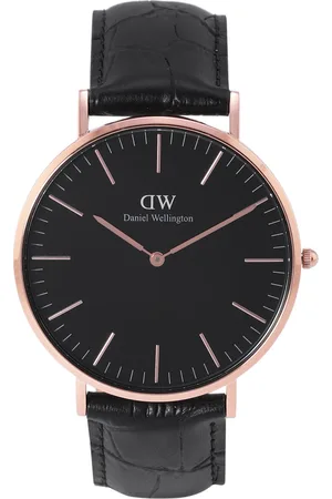 Daniel Wellington Men Leather Straps Classic 40 Reading RG Analogue Watch- DW00100129K