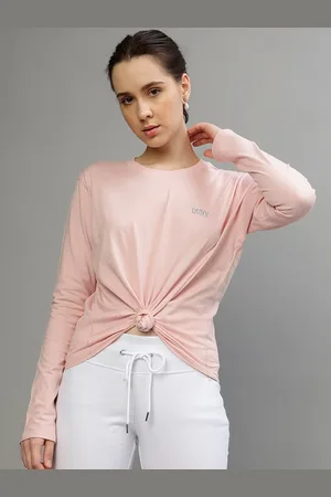 DKNY Long Sleeves Pure Cotton Casual T-shirt