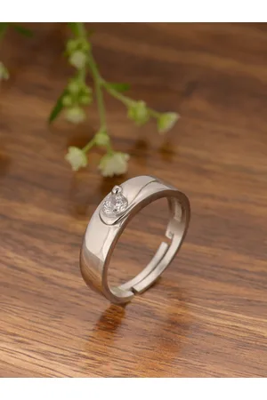 GIVA 925 Sterling Silver Men Adjustable Fibonacci Ring