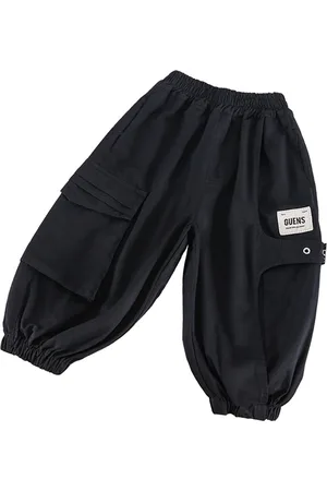 Stylecast Boys Black Relaxed Fit Clean Look Stretchable Jeans