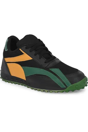John Karsun Men Black Colourblocked Sneakers