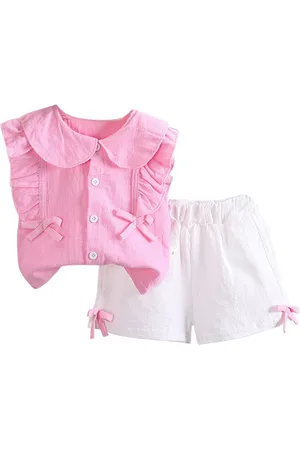 Stylecast Girls Pink Top with Shorts