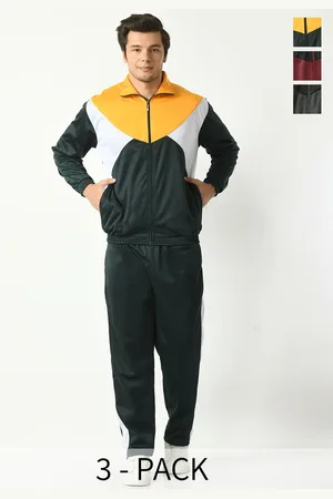 BAESD Pack Of 3 Colorblocked Mid-Rise Tracksuits