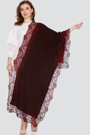 Elthia Embellished Woollen Shawl