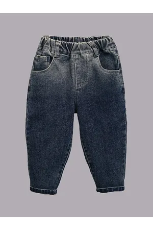 Stylecast Boys Blue Relaxed Fit Clean Look Cropped Jeans