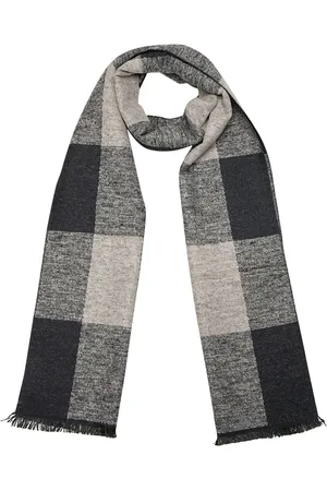 Loom Legacy Men Checked Acrylic Wool Muffler