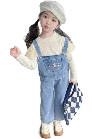 Stylecast Girls Blue Pure Cotton Top With Trousers