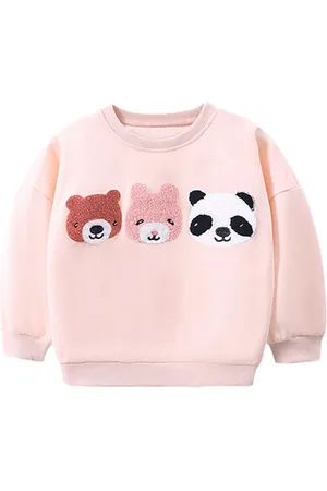 Stylecast Girls Pink Embroidered Sweatshirt