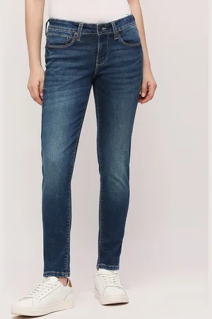Pepe Jeans Women Blue Skinny Fit Stretchable Jeans