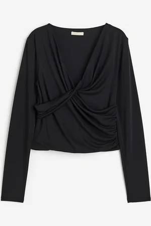 H&M Women Twist-Detail Jersey Top