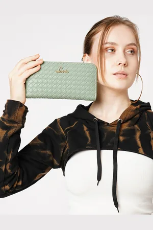LAVIE BOT PRO Women Mint Green Large Zip Around Wallet
