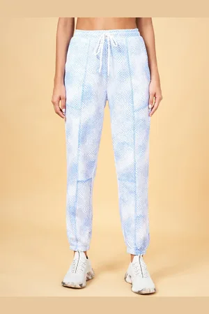 Pantaloons Women Polka Dots Printed Cotton Relaxed-fit Joggers