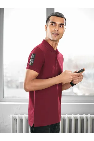 SPYKAR Men Cotton Polo Collar T-shirt