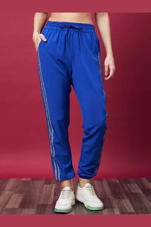 Globus Women Blue High-Rise Joggers