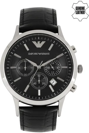 Emporio Armani Men Black Chronograph Dial Watch AR2447