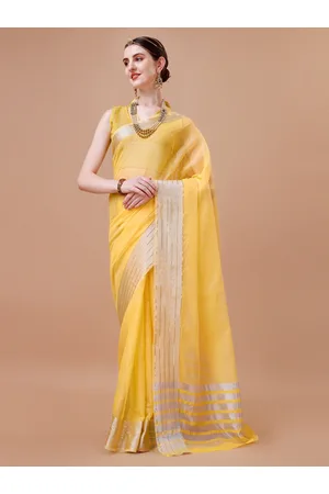 Kalini Checked Zari Detailed Saree