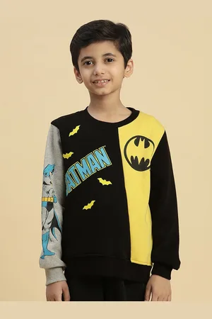Kidsville Boys Batman Printed Pullover Sweatshirt