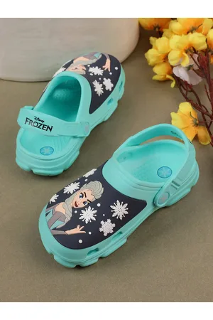 Kidsville Girls Frozen Printed Rubber Clogs