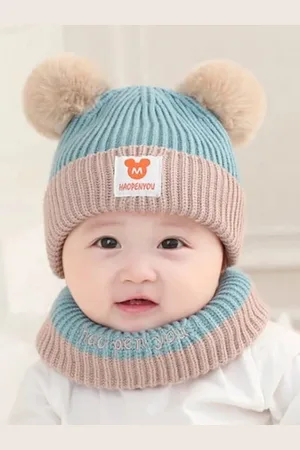 EL REGALO Kids Pack Of 2 Self Design Beanie