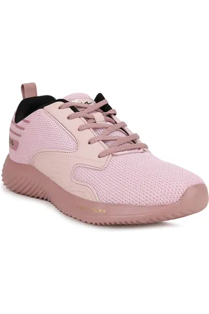 Campus Women Pink Mesh Walking Shoes