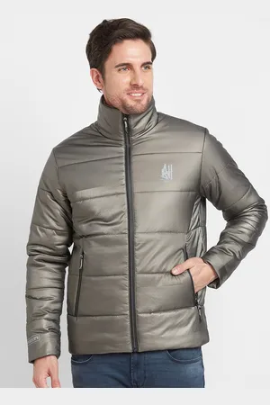 Being Human Mock Collar Quilted Jacket