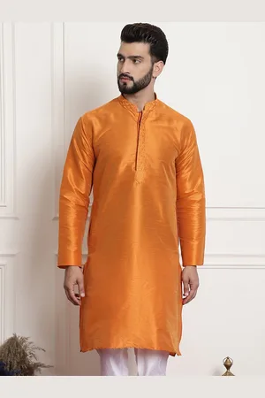 Armaan Ethnic Embroidered Mandarin Collar Kurta