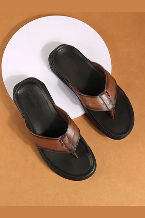 Metro Leather Slip-On Comfort Sandals