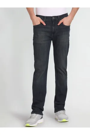 Ralph Lauren Men Blue Harold Slim Straight Fit Mid-Rise Light Fade Jeans