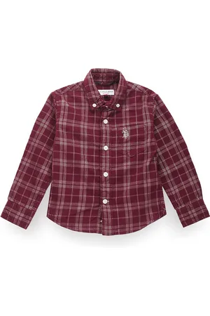 Ralph Lauren Boys Classic Tartan Checks Opaque Checked Casual Shirt