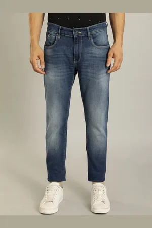 Indian Terrain Men Tapered Fit Mid-Rise Heavy Fade Jeans