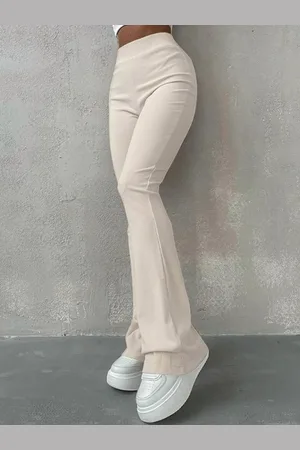 LULU & SKY Women High-Rise Bootcut Trousers