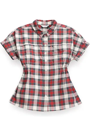 Ralph Lauren Girls Checked Cotton Shirt Dress