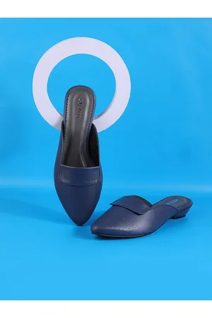 Metro Pointed Toe Block Mules