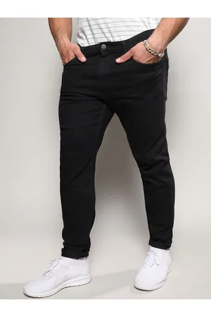 Instafab Men Black Jean Relaxed Fit Mid-Rise Stretchable Jeans