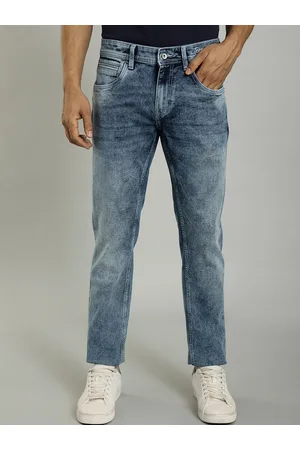 Indian Terrain Men Kruger Skinny Fit Mid-Rise Clean Look Heavy Fade Stretchable Jeans